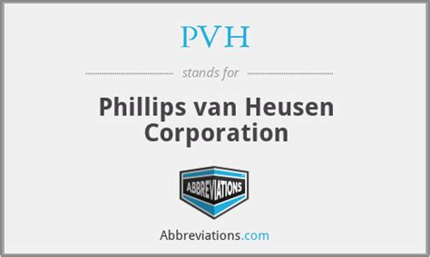 what does pvh stand for